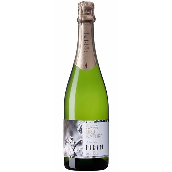 Вино игристое Белое Сухое Parato Brut Nature Reserva Cava 0,75 л фото