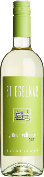 Вино Белое Сухое Stiegelmar Grüner Veltliner Pur Burgenland 2023 0,75 л фото