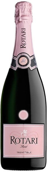 Вино игристое Розовое Брют Rotari Rose Brut Trento 2021 0,75 л фото