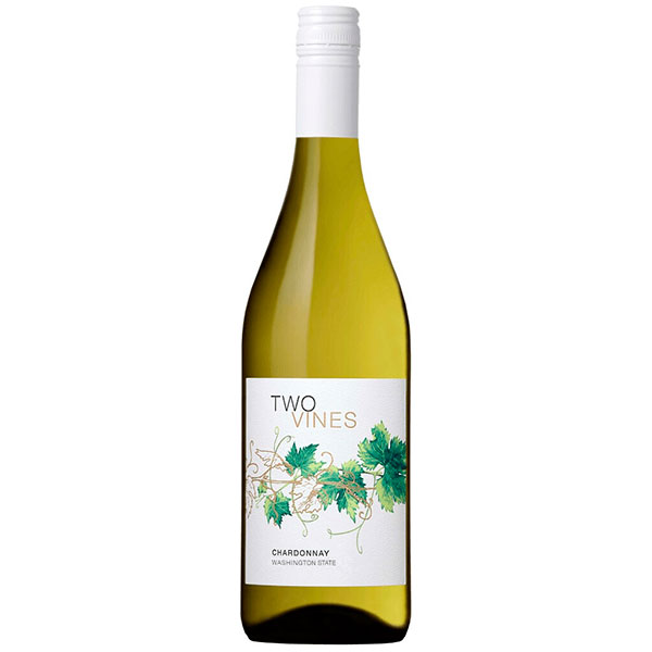Вино Белое Сухое Columbia Crest Two Vines Chardonnay Washington State 2018 0,75 л фото
