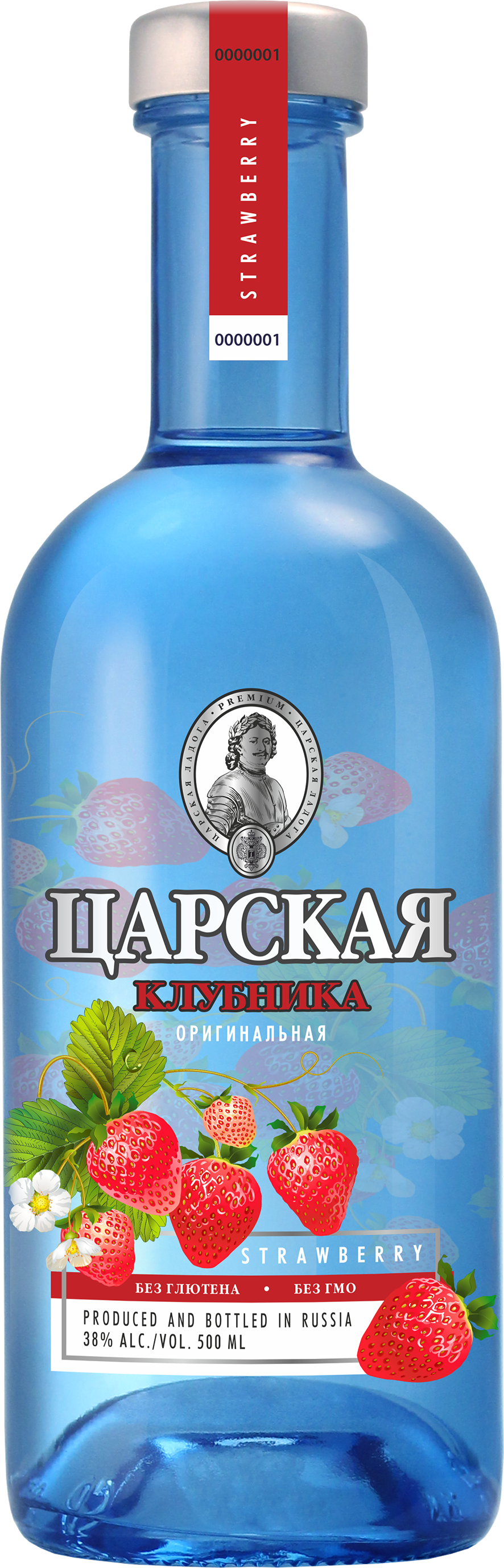 Водка Tsarskaja Original Strawberry 0,5 л фото