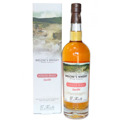 Виски G. Miclo Welche's Tourbe Single Malt Alsace in gift box 0,7 л фото