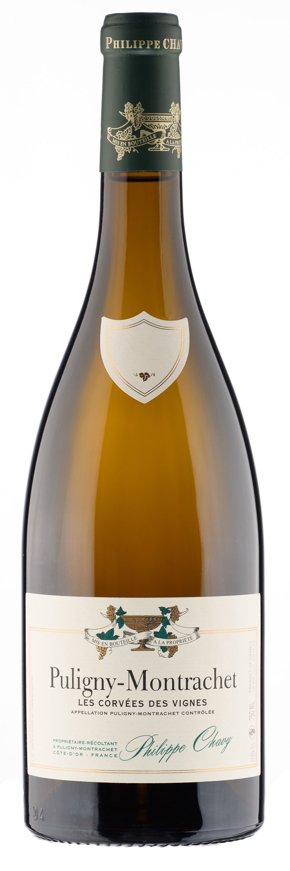 Вино Белое Сухое Domaine Philippe Chavy Puligny-Montrachet Les Corvees Des Vignes 2023 0,75 л фото