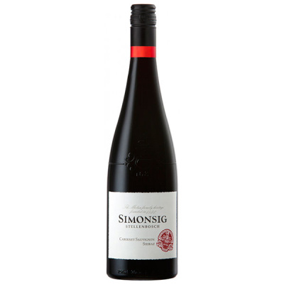 Вино Красное Сухое Simonsig Cabernet Sauvignon Shiraz Stellenbosch 2020 0,75 л фото