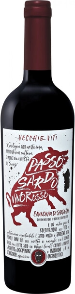 Вино Красное Сухое Enoitalia Passo Sardo Cannonau di Sardegna 2019 0,75 л фото
