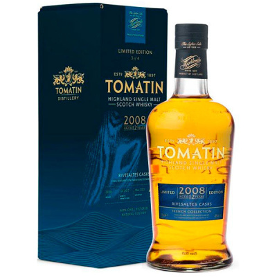 Виски Tomatin Limited Edition № 3 Rivesaltes Casks Single Malt Highland in gift box 2008 0,7 л фото