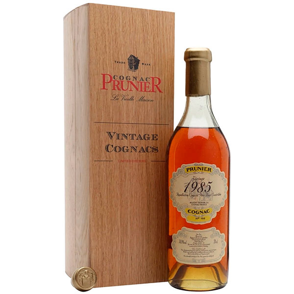 Коньяк Prunier Fins Bois 1985 0,7 л фото