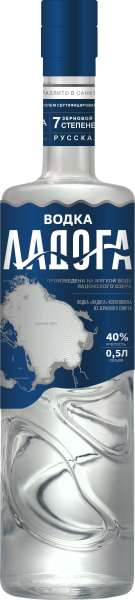Водка Ладога 40% 0,5 л фото