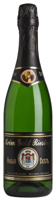 Вино игристое Белое Сухое Novy Svet Gold Reisling Of Crimea Collection 2016 0,75 л фото