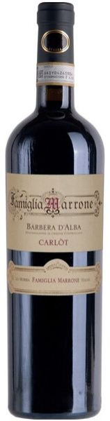Вино Красное Сухое Famiglia Marrone Carlot Barbera d'Alba 2018 0,75 л фото