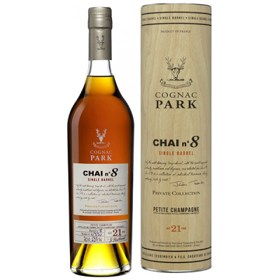 Коньяк Park Chai № 8 Single Barrel 21 Years Old Petit Champagne in gift box 0,7 л фото