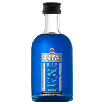 Ликер Fruko Schulz Blue Curacao 0,05 л фото