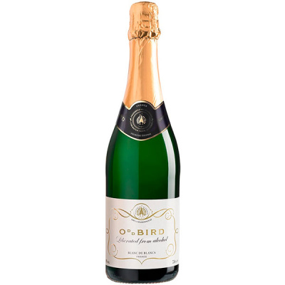 Вино игристое Белое Oddbird Blanc de Blancs No Alcohol 2020 л фото