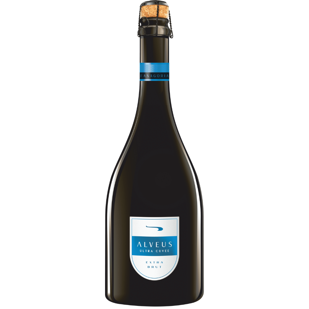 Вино игристое Белое Экстра Брют Fanagoria Alveus Ultra Cuvee Extra Brut 2023 0,75 л фото