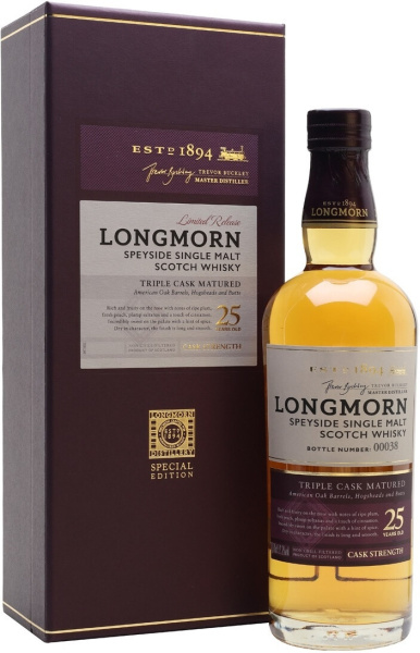 Виски Longmorn 25 Years Old in gift box 0,7 л фото