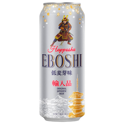 Пиво Светлое Eboshi Happoshu in can 0,5 л фото