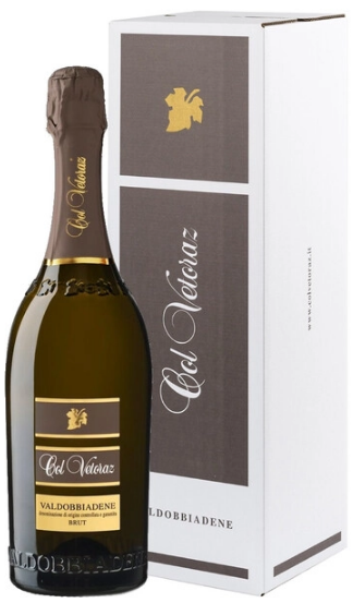 Вино игристое Белое Брют Col Vetoraz Valdobbiadene Brut in gift box 2022 0,75 л фото