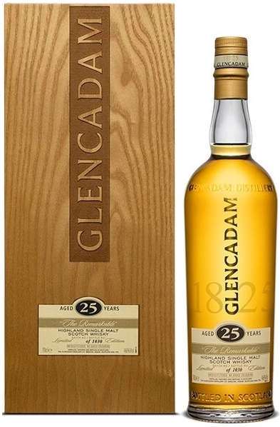 Виски Glencadam 25 Years Old Single Malt Highland in wooden box 0,7 л фото