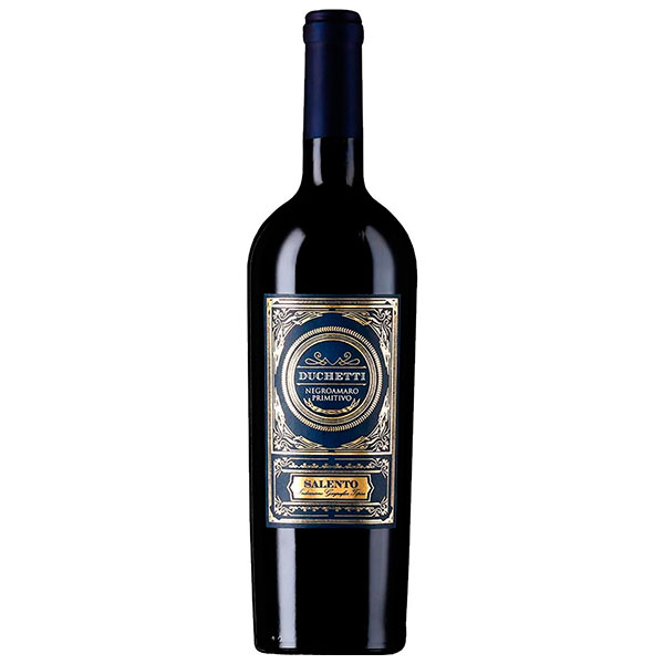 Вино Красное Сухое Duchetti Negroamaro Primitivo Salento 2021 0,75 л фото