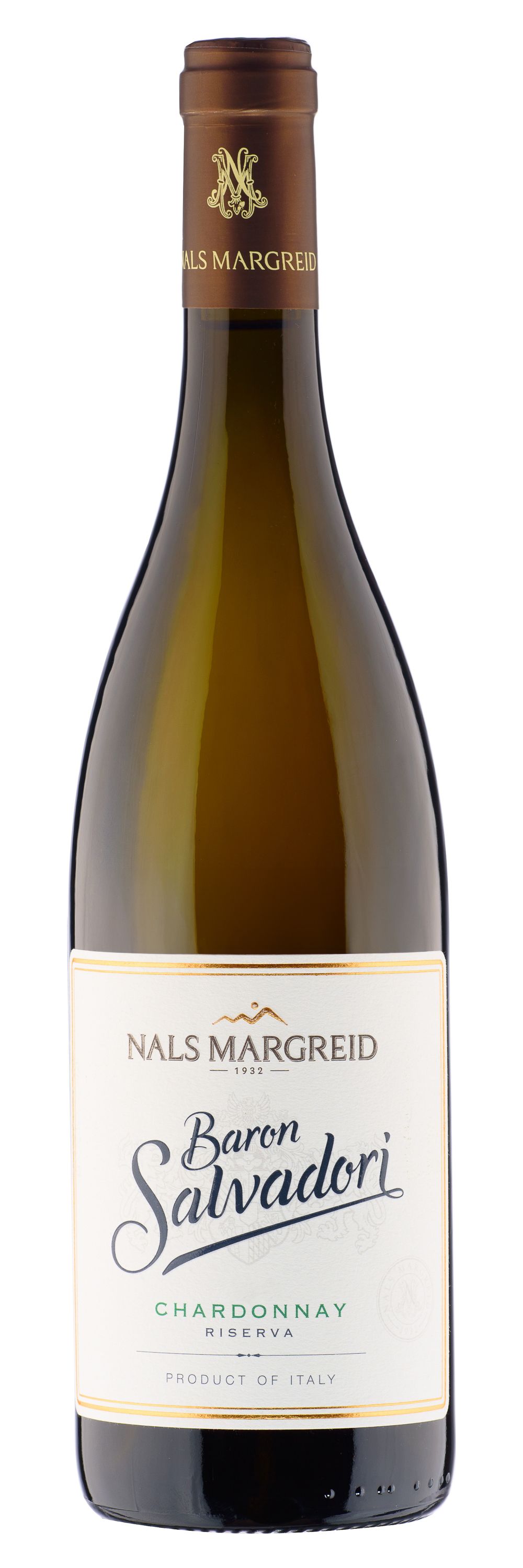 Вино Белое Сухое Nals Margreid Baron Salvadori Chardonnay Riserva 2023 0,75 л фото
