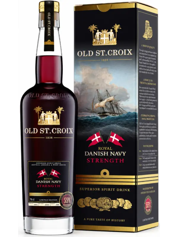 Ром Old St. Croix Royal Danish Navy Strength in gift box 0,7 л фото