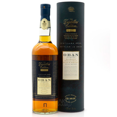 Виски Oban Distiller's Edition Double Matured Single Malt Highland in gift box 0,7 л фото