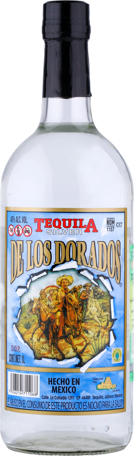 Текила De Los Dorados Silver 1 л фото