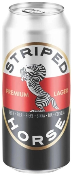 Пиво Светлое Striped Horse Lager in can 0,5 л фото
