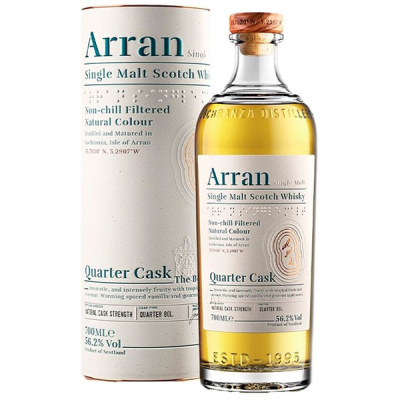 Виски Arran Quarter Cask Single Malt Arran in tube 0,7 л фото