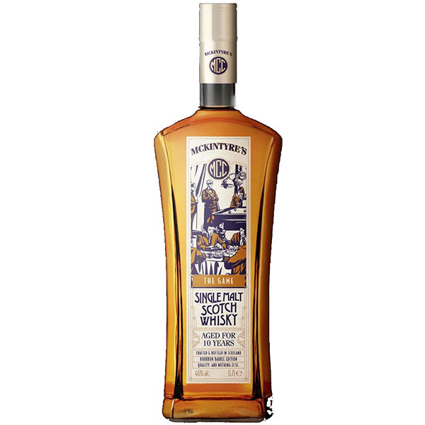 Виски McKintyre's The Game 10 YO Bourbon Barrel Edition Single Malt Speyside 0,7 л фото