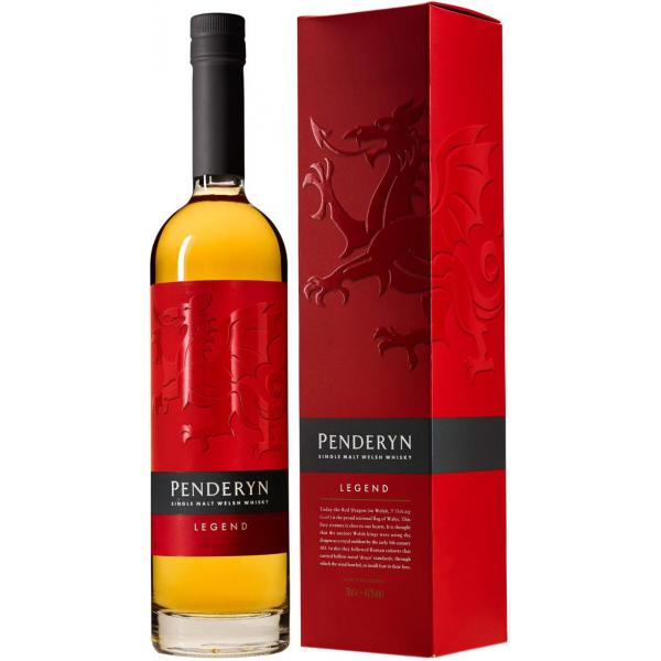 Виски Penderyn Legend Single Malt Wales in gift box 0,7 л фото