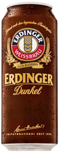 Пиво Тёмное Erdinger Dunkel in can 0,5 л фото