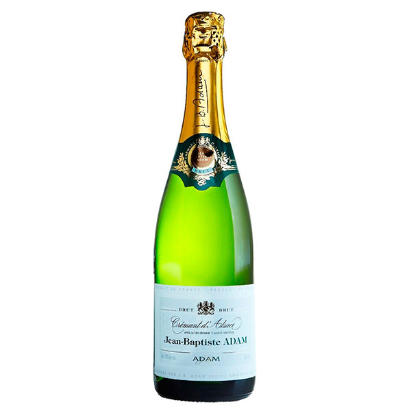Вино игристое Белое Брют Jean-Baptiste Adam Cremant d'Alsace Brut 0,75 л фото