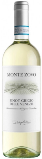 Вино Белое Сухое Monte Zovo Pinot Grigio delle Venezie 2023 0,75 л фото
