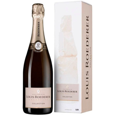 Вино игристое Белое Брют Louis Roederer Collection 245 Champagne in gift box 0,75 л фото