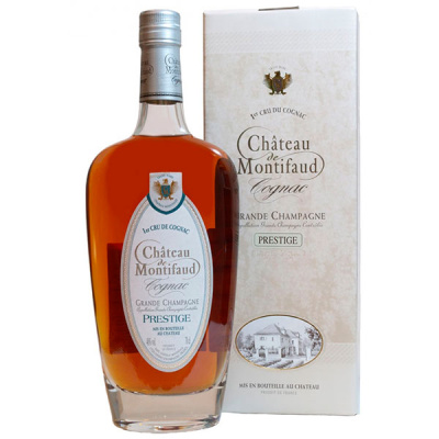 Коньяк Chateau de Montifaud Prestige Grande Champagne in gift box 0,70 л фото