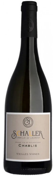 Вино Белое Сухое Schaller Camille & Laurent Chablis Vieilles Vignes 2022 0,75 л фото