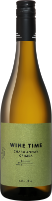 Вино Белое Сухое Wein und Wasser Wine Time Chardonnay Crimea 2022 0,75 л фото
