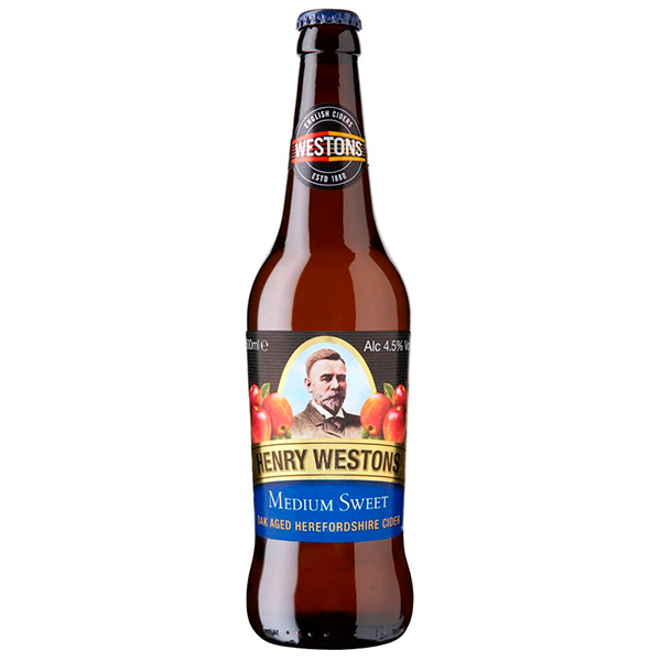 Сидр Westons Henry Westons Medium Sweet 0,50 л фото