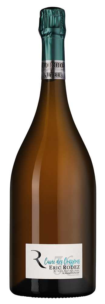 Вино игристое Белое Экстра Брют Eric Rodez Cuvee Des Crayeres Ambonnay Grand Cru Extra Brut Champagne 2020 1,5 л фото