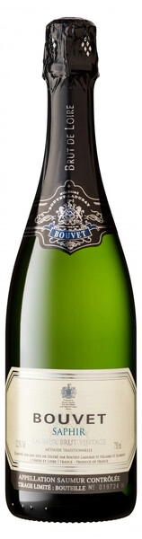 Вино игристое Белое Брют Bouvet Ladubay Saphir Saumur Brut 2023 0,75 л фото