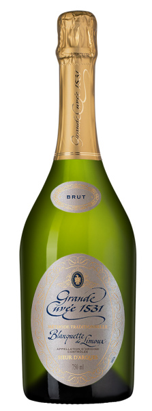 Вино игристое Белое Брют Grande Cuvee 1531 Blanquette de Limoux 2023 0,75 л фото