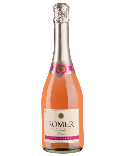 Вино игристое Рёмер Крёнунг Зект Розе Трокен розовое сухое 11% 0,75 л фото