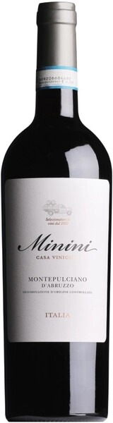 Вино Красное Сухое Minini Montepulciano d'Abruzzo 2024 0,75 л фото