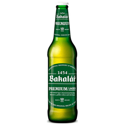 Пиво Bakalar Premium Lager 0,50 л фото