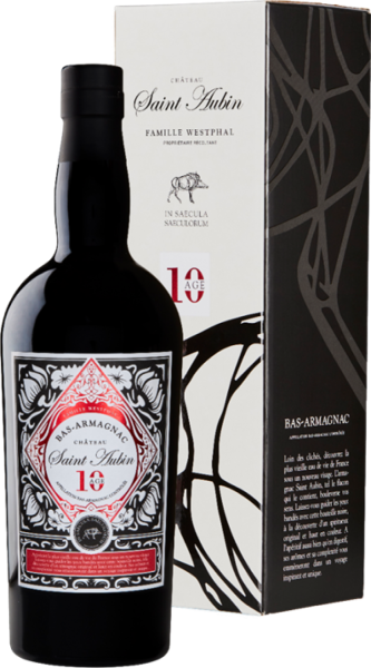 Арманьяк Saint-Aubin Age 10 in gift box 0,7 л фото
