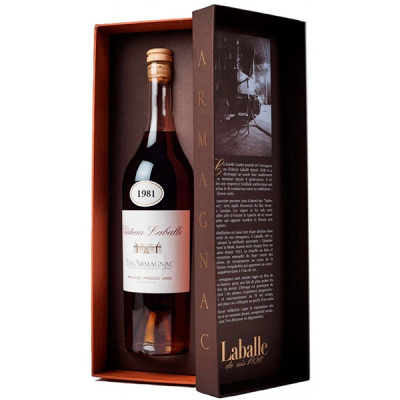 Арманьяк Chateau Laballe Bas Armagnac in gift box 1981 0,70 л фото