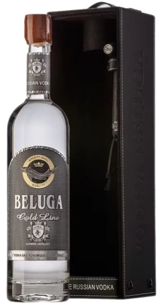 Водка Beluga Gold Line in leather box 0,7 л фото