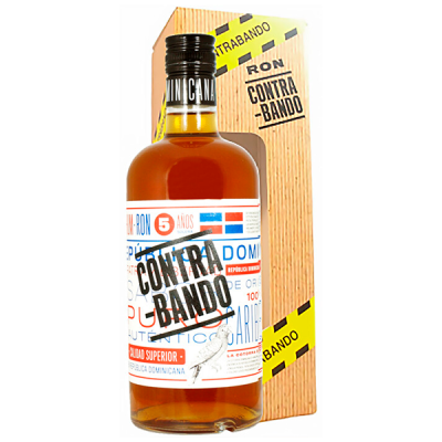Ром Contrabando 5 Aсos in gift box 0,7 л фото