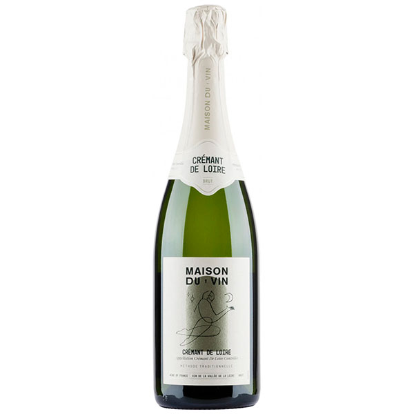 Вино игристое Белое Брют Maison du Vin Cremant de Loire Brut 0,75 л фото